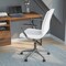Flash Furniture White LeatherSoft Office Chair with Chrome Arms GO-21111B-WH-CHR-GG - alternate 10